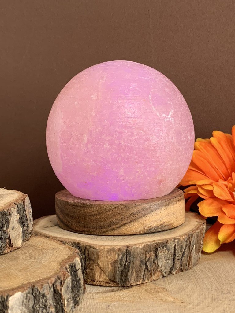Mini Lámpara de Sal Esfera multicolor (usb)