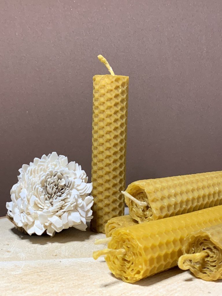 Velas de miel 10x2cm