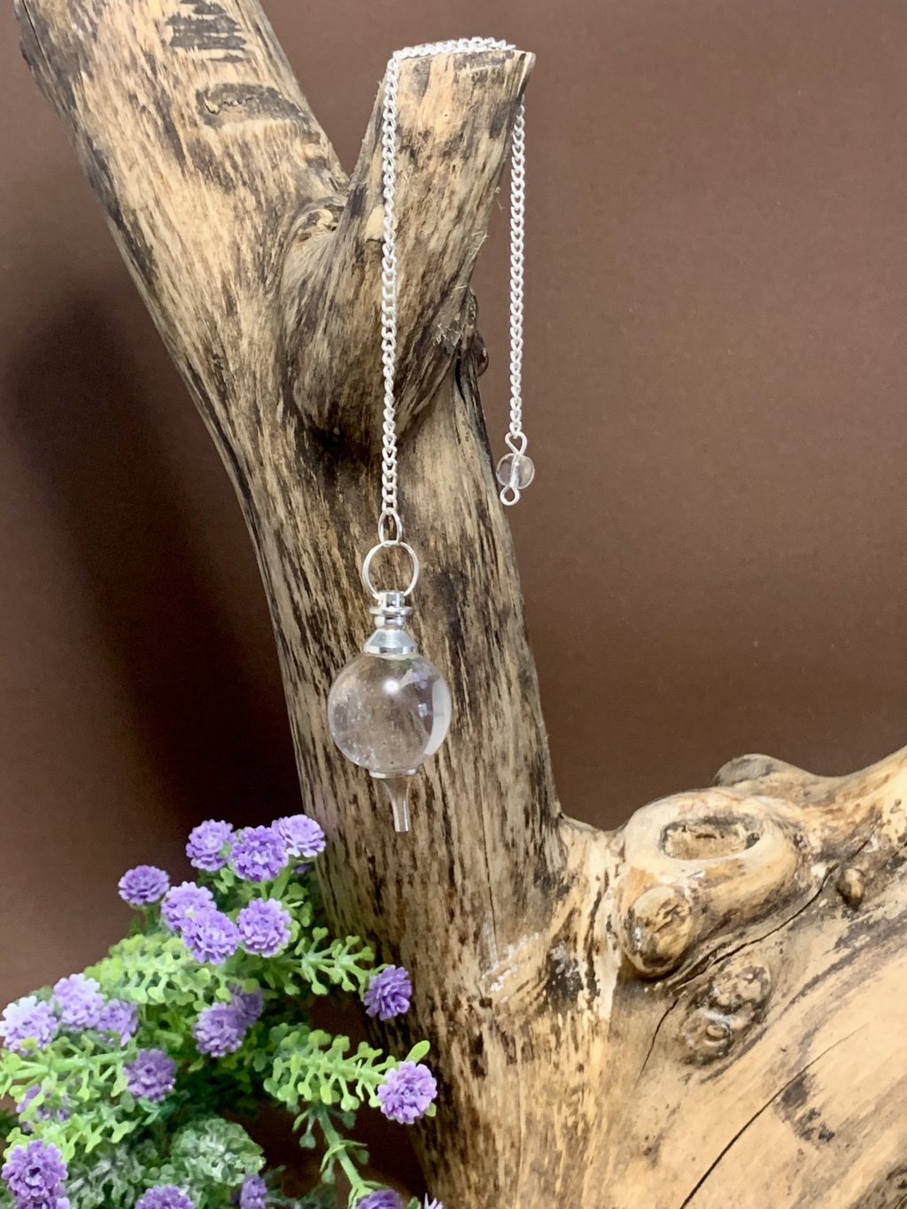 Péndulo Bola Cristal de Roca